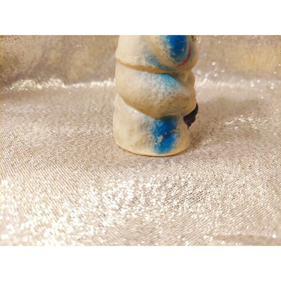 Vintage 50s 60s Small Rubber Monkey Toy Figure Red White Blue Animal No Squeak - Picture 13 of 16